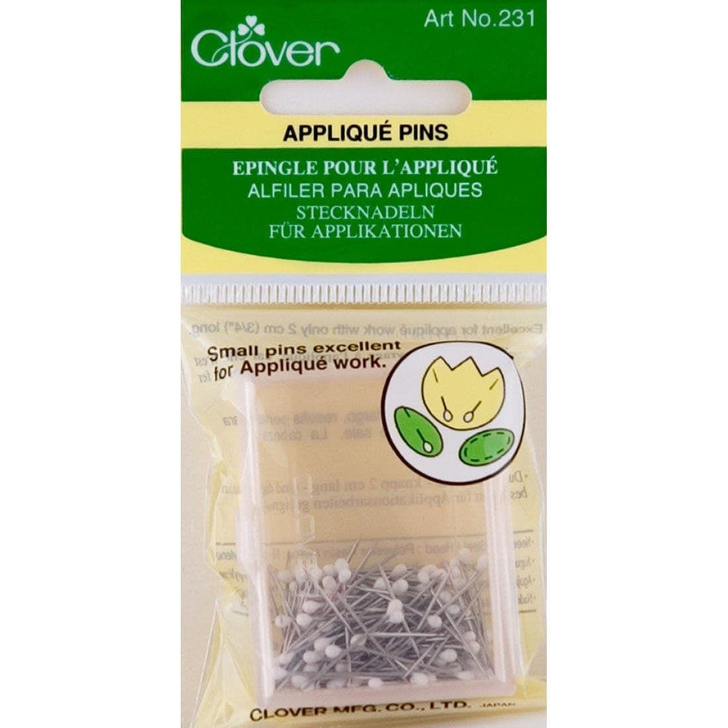 Short Pins Are Perfect For Small Applique Work