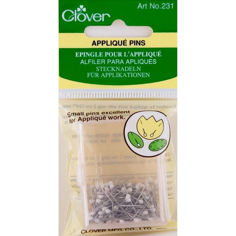 Short Pins Are Perfect For Small Applique Work