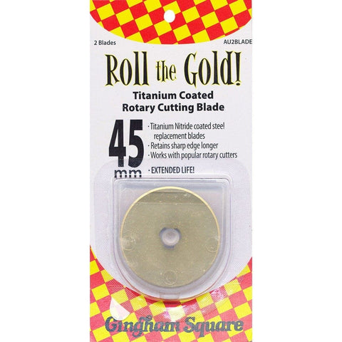 45MM GOLD TITANIUM ROTARY BLADES
