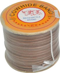 ROLLED OAK LEATHER BELT (1/4")