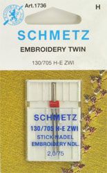 EMBROIDERY TWIN NEEDLE