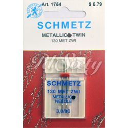 METALLIC TWIN NEEDLE