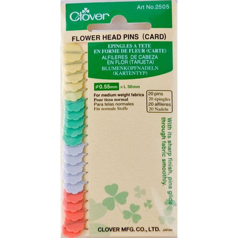 FLOWER HEAD PINS 20/PKG