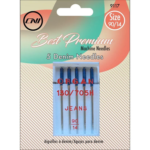 Best Premium Machine Needles Denim Size 90/14