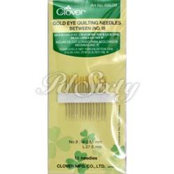 GOLD EYE QUILTING NEEDLES #9