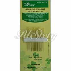 GOLD EYE APPLIQUE NEEDLES #9