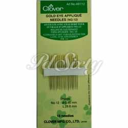 GOLD EYE APPLIQUE NEEDLES #1