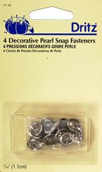 PEARL SNAP FASTENERS (4 CT)