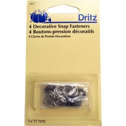 DECORATIVE SNAP FASTENERS (4 C