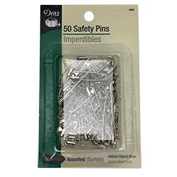 SAFETY PINS Assorted Sizes (50