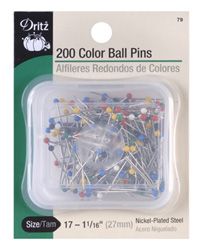 COLOR BALL PINS (200 CT)
