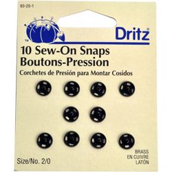 SEW-ON SNAPS (10 CT)