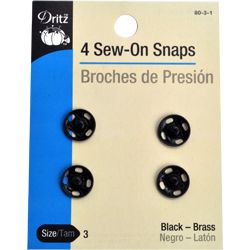 SEW-ON SNAPS (4 CT)