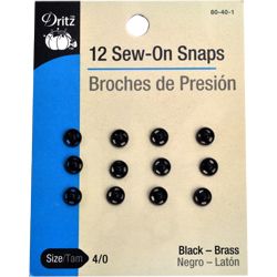 SEW-ON SNAPS (12 CT)