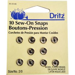 SEW-ON SNAPS (10 CT)
