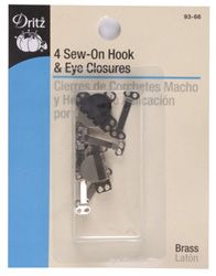 SEW-ON HOOK & EYE CLOSURES (4