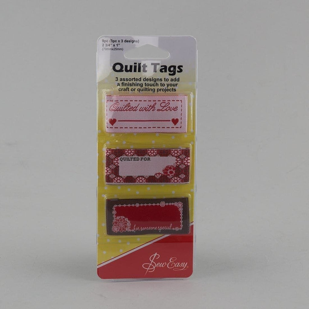 QUILT TAGS WITH LOVE ASST