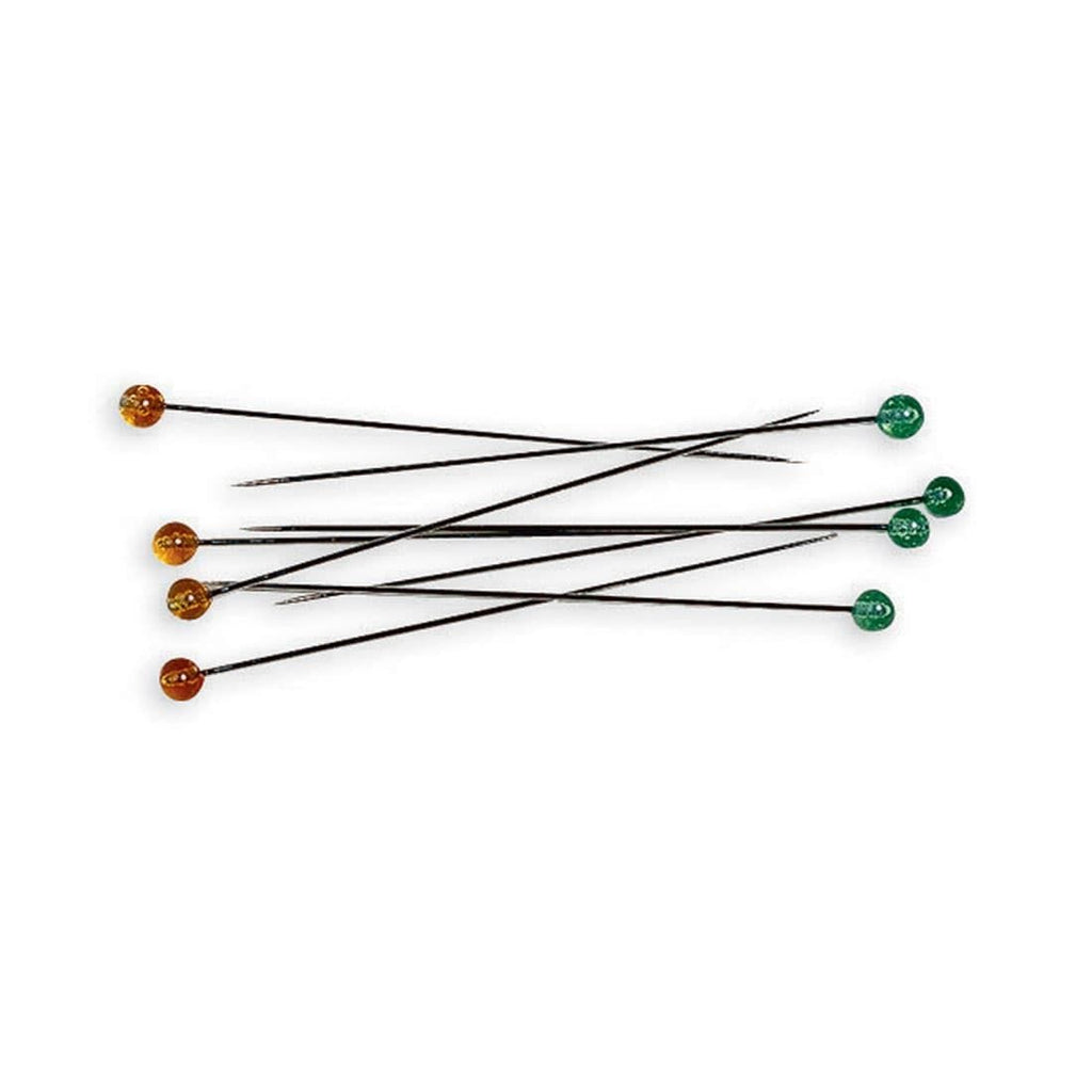 GLASS HEAD QUILTING PINS 100 PKG