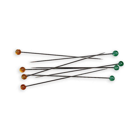 GLASS HEAD QUILTING PINS 100 PKG