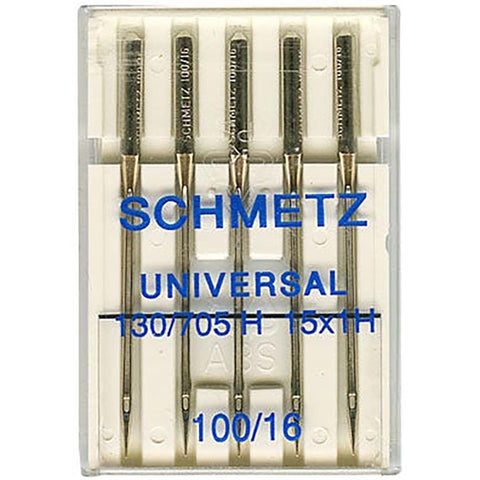 UNIVERSAL NEEDLE SIZE 100 5/PKG