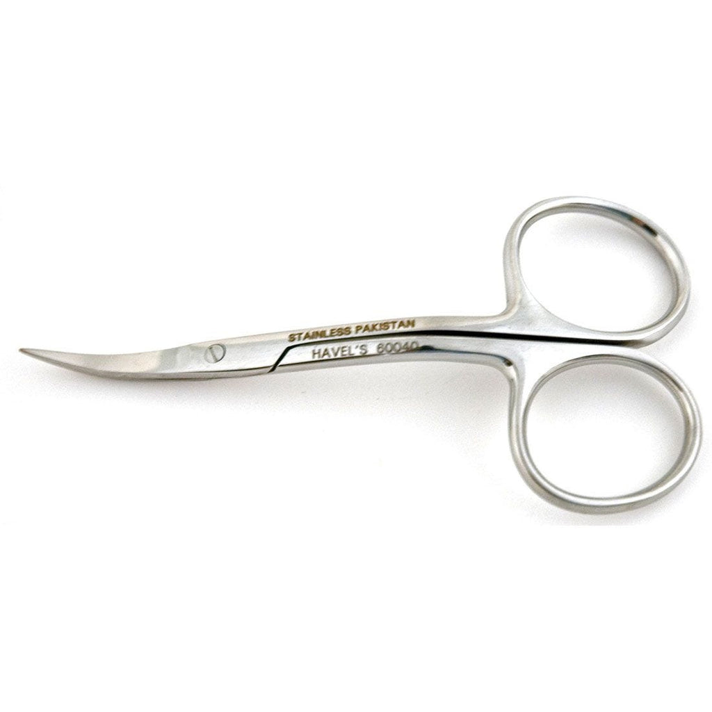 DOUBLE CURVED EMBROIDERY SCISSORS W EXTRA FINE TIPS 3 HALF