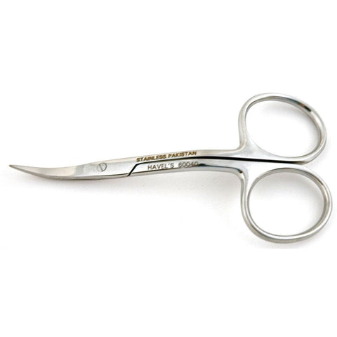 DOUBLE CURVED EMBROIDERY SCISSORS W EXTRA FINE TIPS 3 HALF