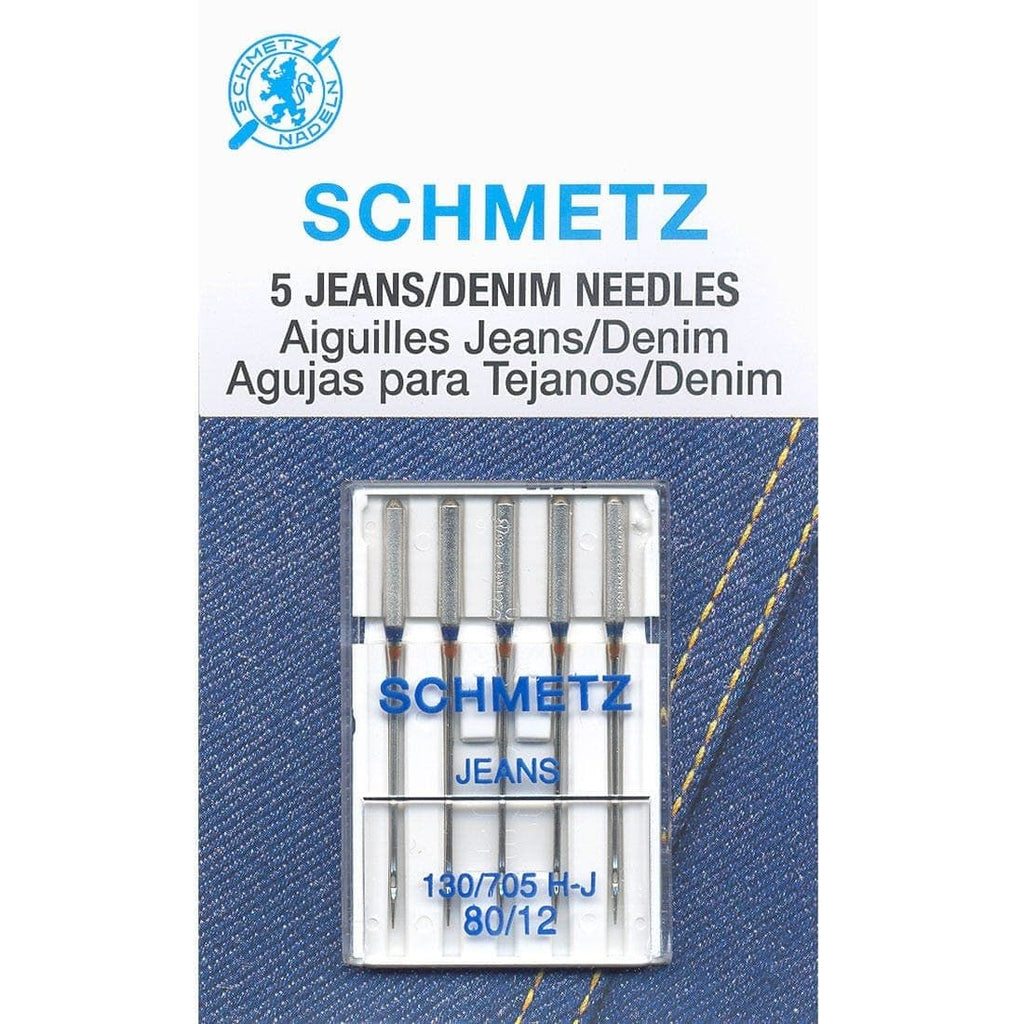 DENIM NEEDLE SZ 80/12 5/PKG