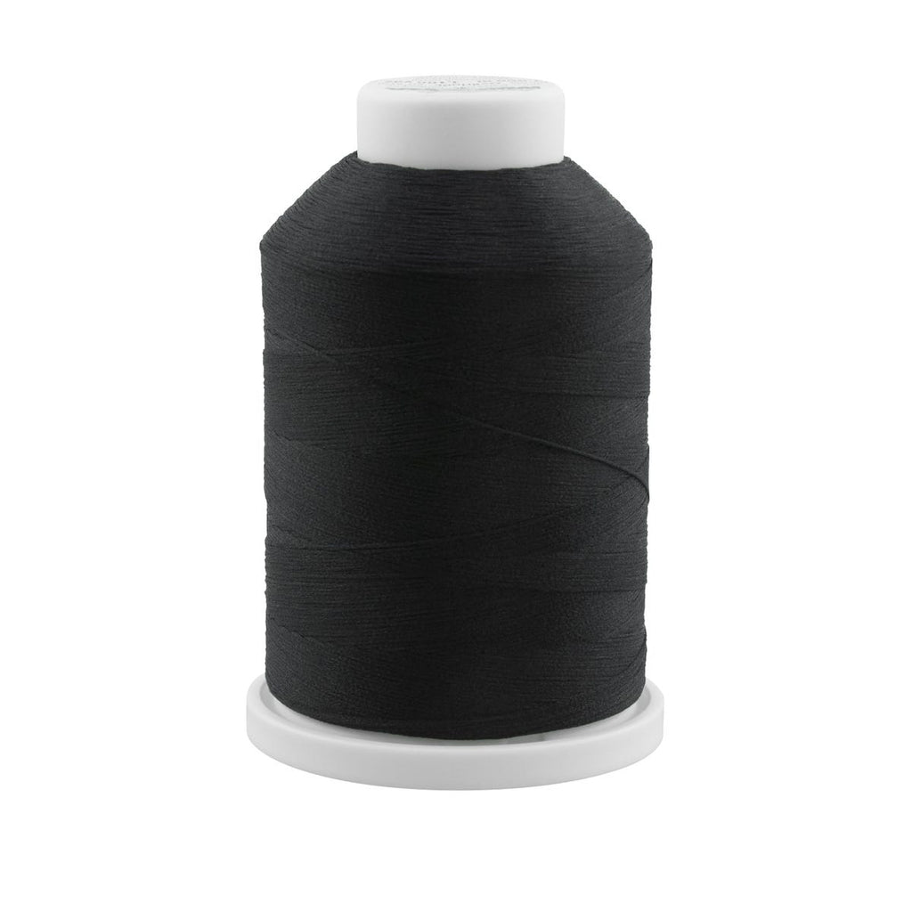 Black Aeroflock Serger Thread