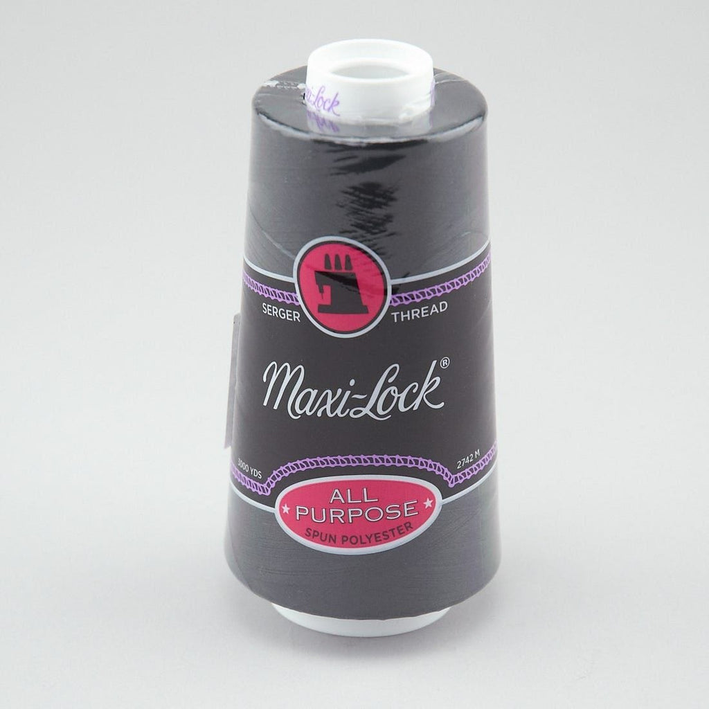 Maxi Lock Black Thread 3000Yd Cone Cone Ml32002
