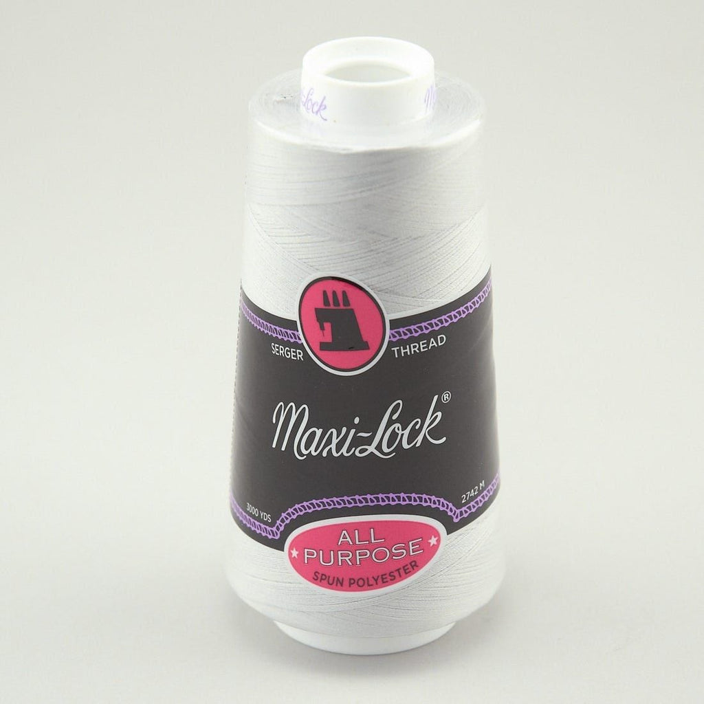 Maxi Lock Thread Silver 3000 Yd Cone