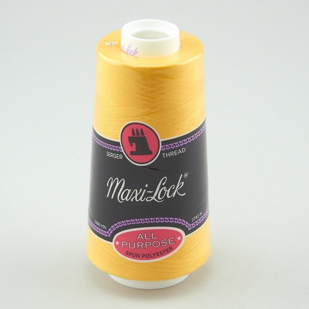 Maxi Lock Thread Gold 3000Yd Cone 3000 Yd Cone