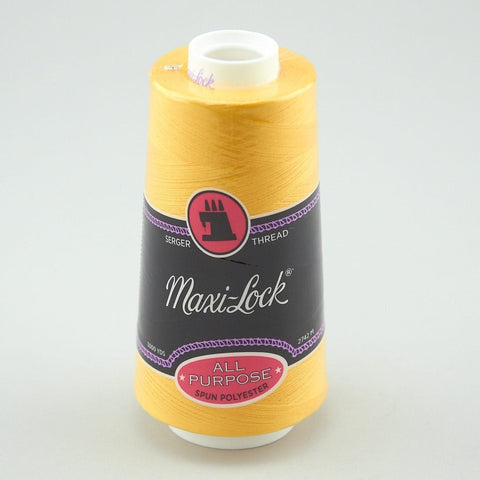 Maxi Lock Thread Gold 3000Yd Cone 3000 Yd Cone