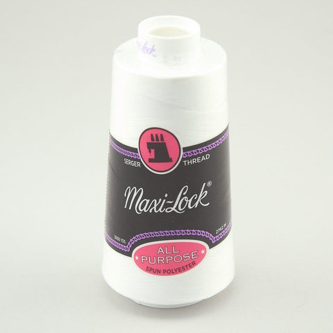 Maxi Lock White Thread 3000Yd Cone Cone Ml32109