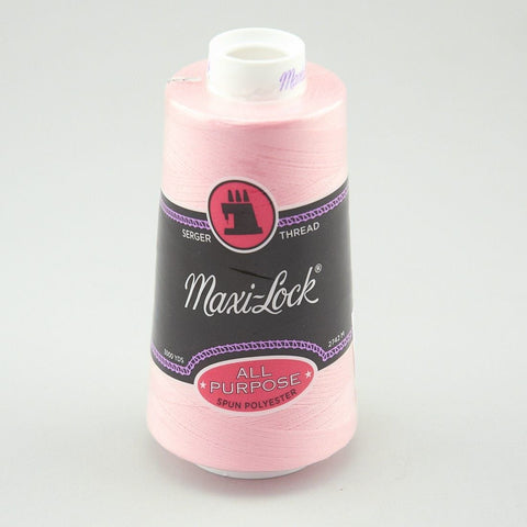 Maxi Lock Thread Medium Pink 3000Yd Cone 3000 Yd Cone