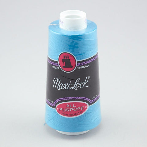 Maxi Lock Radiant Turquoise 3000Yd Cone Thread 3000 Yd Cone