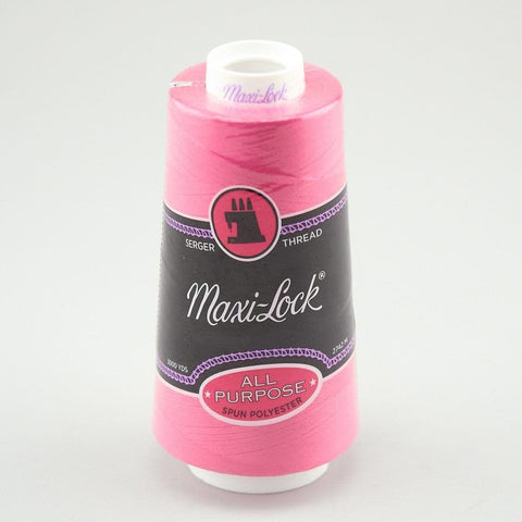 Maxi Lock Dark Pink Thread 3000 Yd Cone