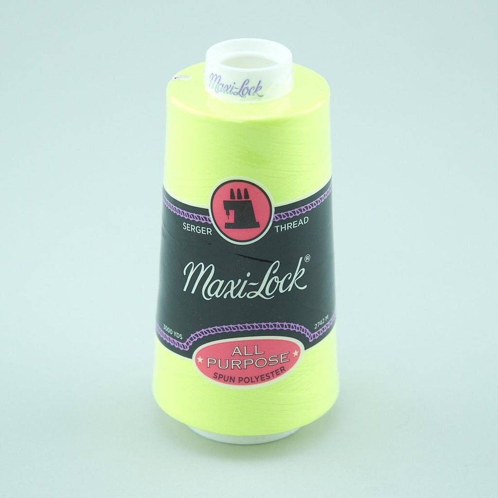 Maxi Lock Thread Neon Yellow 3000 Yd Cone