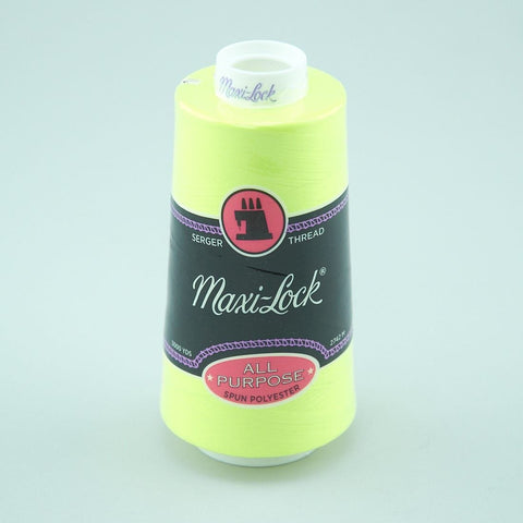 Maxi Lock Thread Neon Yellow 3000 Yd Cone