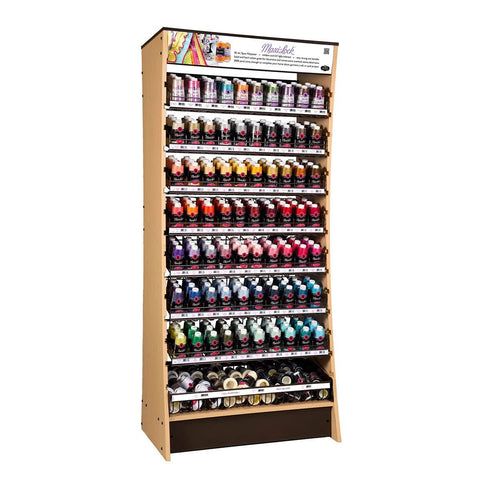 Maxi-Lock All Purpose Curve Floor Display - Solids & Swirls