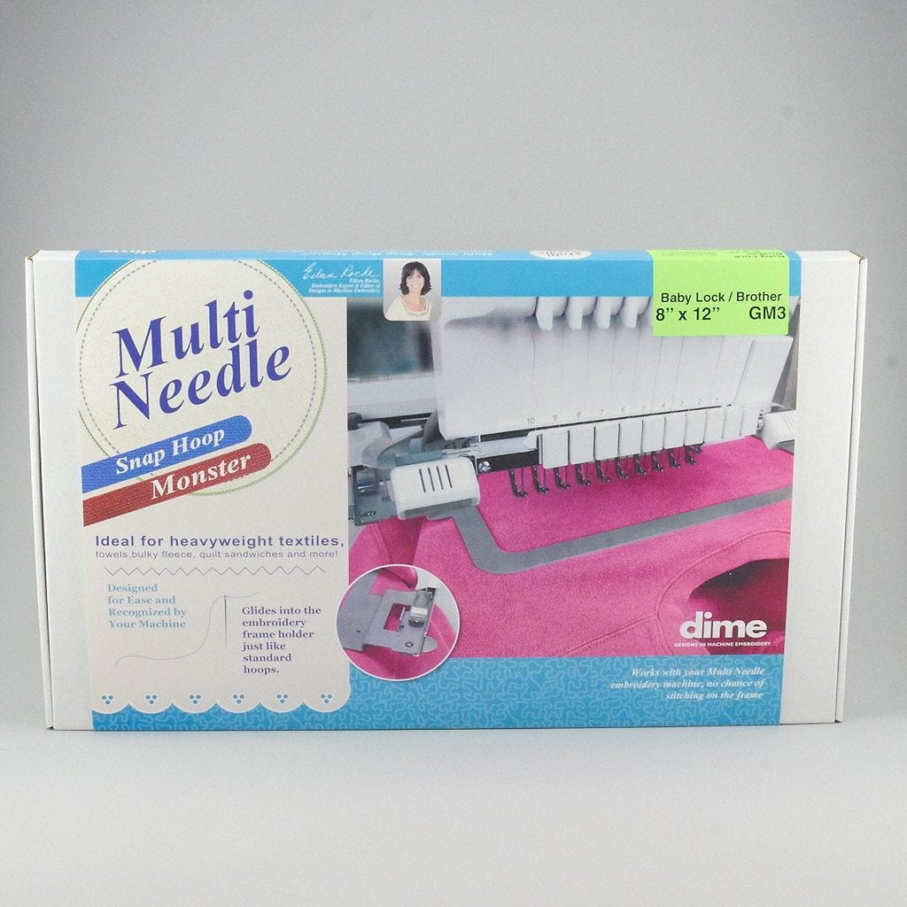 Monster MNM00A5 Monster Snap Hoop Multi Needle, 8 In X 12 In, Brother And Baby Lock Compatible