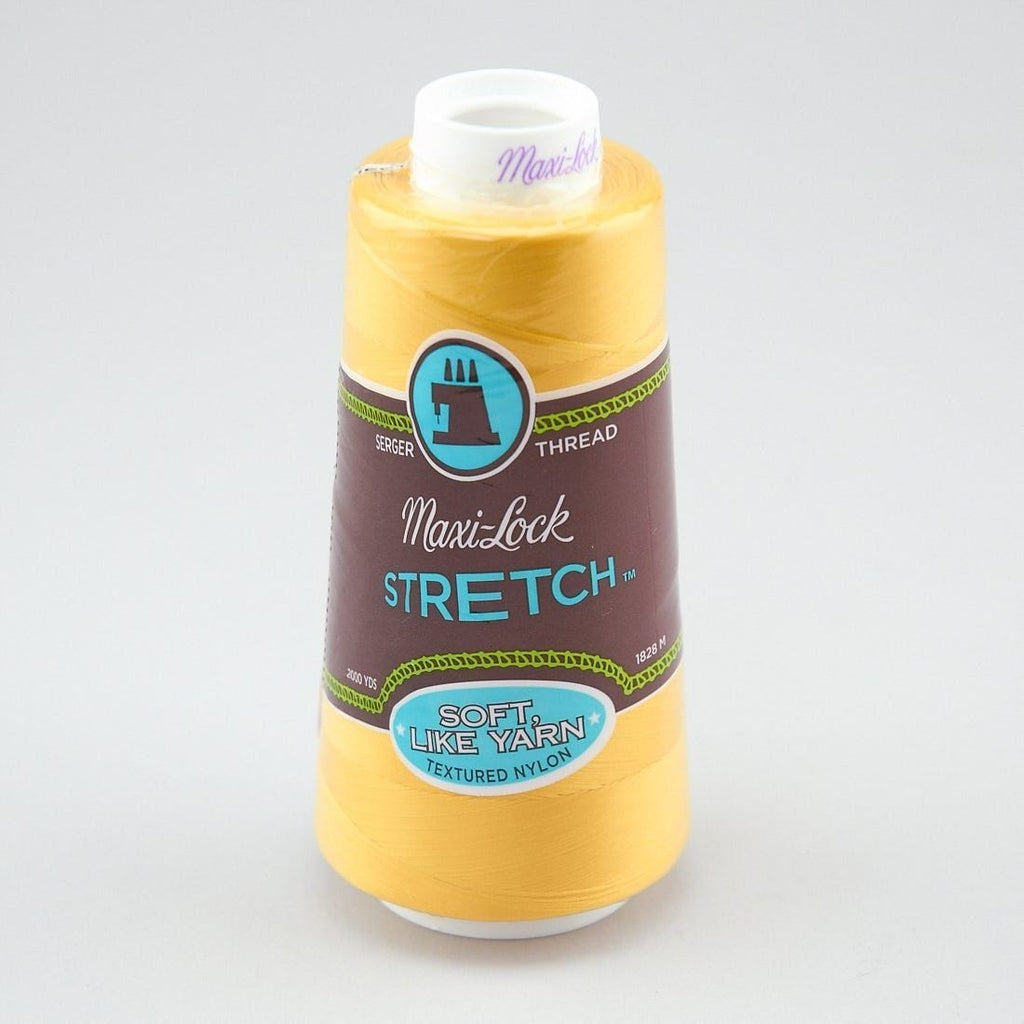 A&E Maxi Stretch Gold Nylon Texture 2000 Yard Cone
