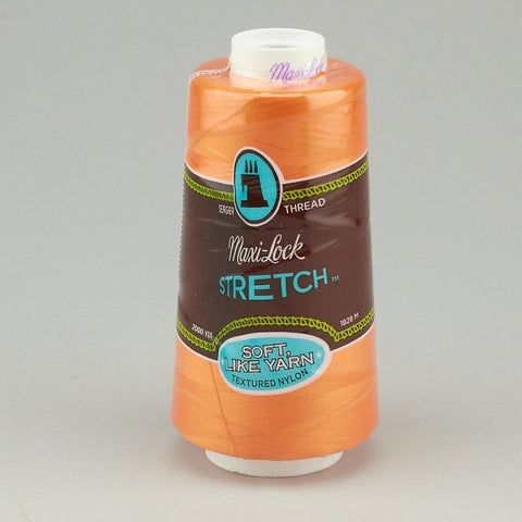 A&E Maxi Stretch Papaya Nylon Texture 2000 Yard Cone