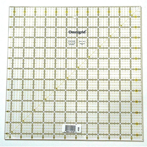 OMNIGRIP NON SLIP RULER 12 HALF SQUARE