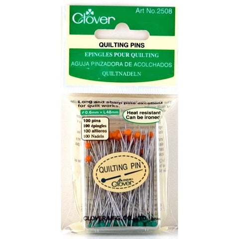 CLOVER QUILT PINS 100 COUNT Sharp Tip