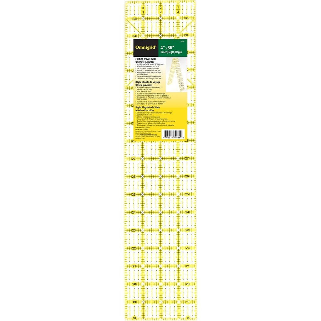 Omnigrid Folding Ruler - 4 X 36 Inches