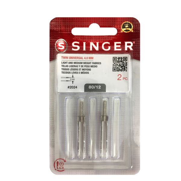 TWIN UNIVERSAL NEEDLE 4.0MM