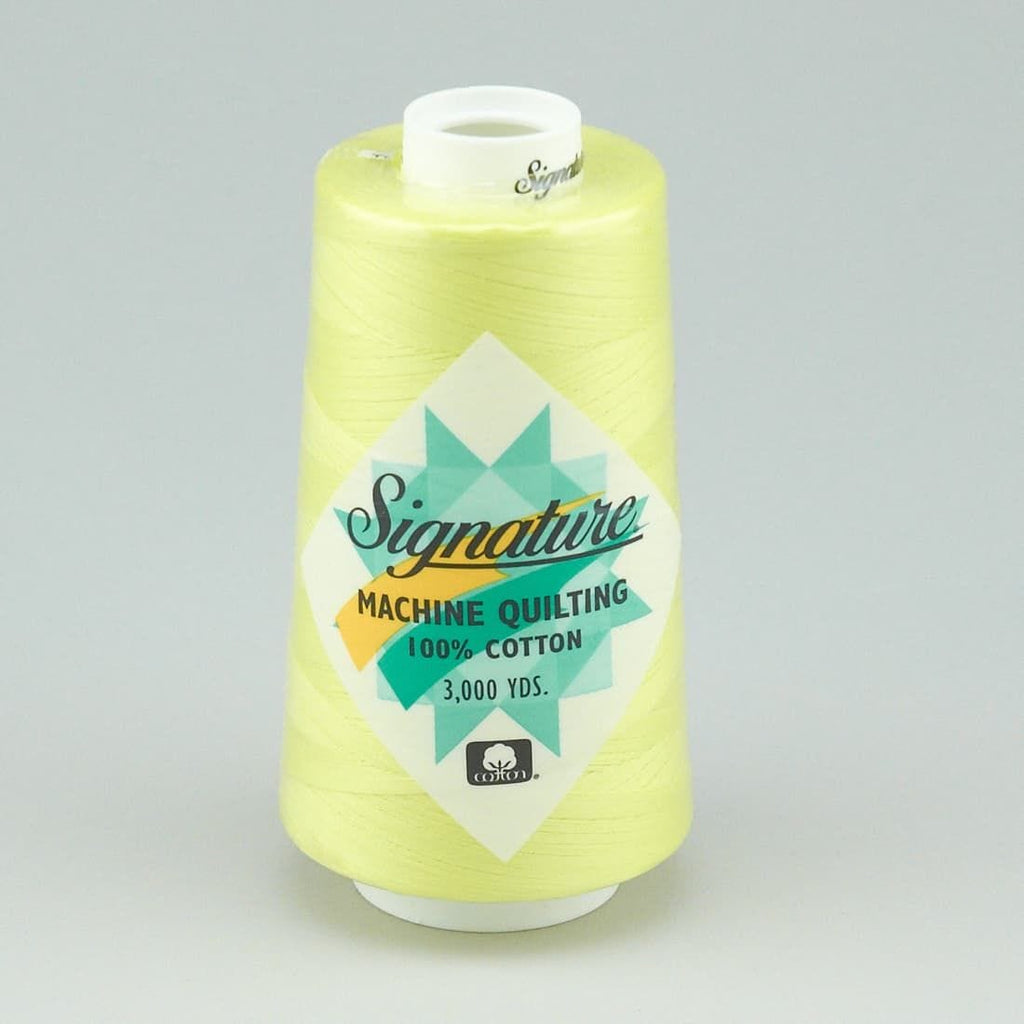 Signature 100% Mercerized 3000Yds Quilting Sunny Lime