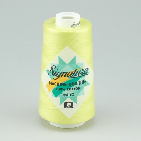Signature 100% Mercerized 3000Yds Quilting Sunny Lime