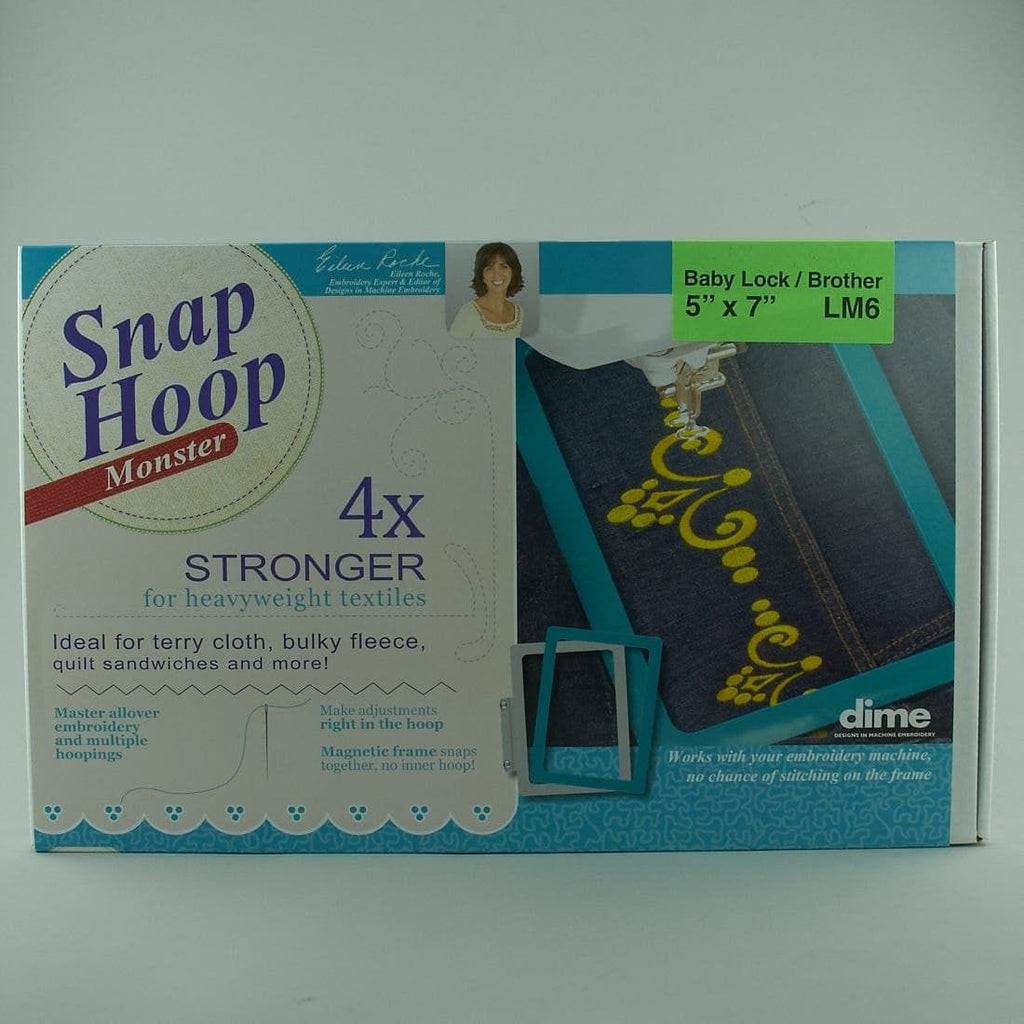 DIME Snap Hoop Monster Magnetic Hoop, 5 In X 7 In, Brother And Baby Lock Compatible