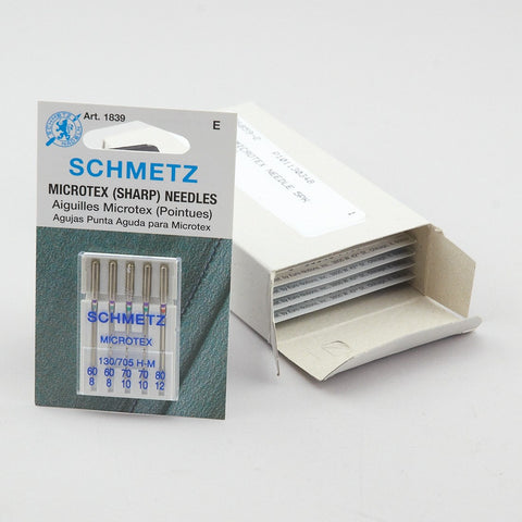 Schmetz Microtex Needle 5Pk
